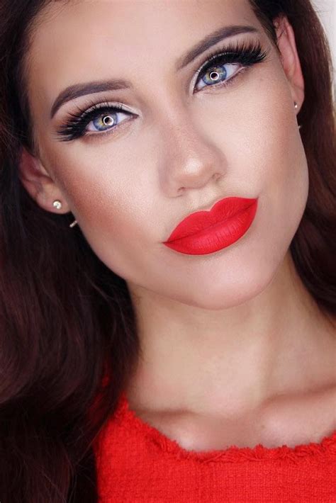 48 Red Lipstick Looks Get Ready For A New Kind Of Magic Red