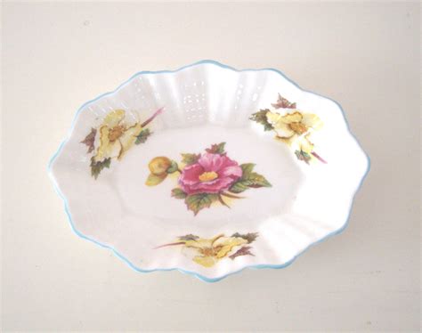 Vintage Shelley Dish Pin Nut Fine Bone China By Iwantvintage