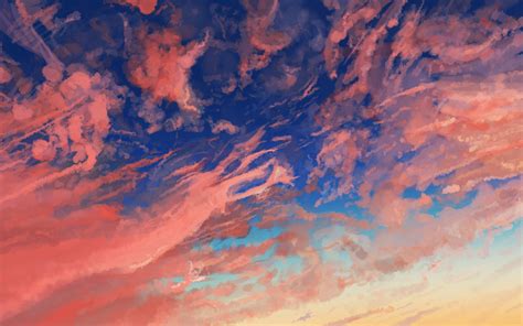 3840x2400 Cloud Sky Anime 4k Hd 4k Wallpapersimagesbackgrounds