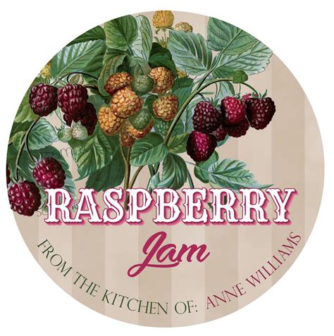 Raspberry Jam Canning Labels Jar Labels Jelly Jam Etsy Mason Jars Labels Raspberry Jam