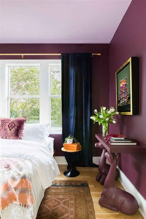 Maroon Bedroom Walls The Maroon Walls Makes This New York Home