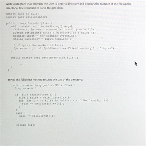 Solved Write A Program That Prompts The User To Enter A Chegg Com