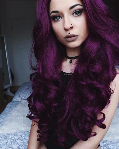 15 Hottest Violet Black Hair Color Ideas For 2021