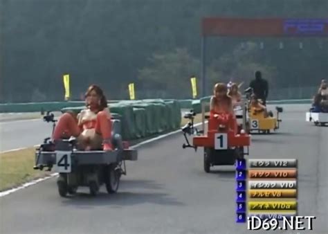 Kinky Jap Sluts Race Around On Dildo Carts On Gotporn