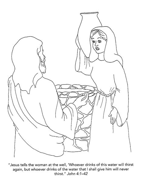 Jesus Turns Water Into Wine Coloring Page At Getdrawings Free Download