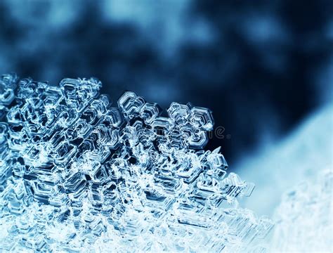 Ice Crystals Macro Stock Image Image Of Beautiful Blue 37165477