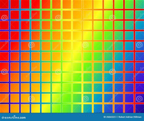 Rainbow Grid Stock Photos Image 2666523