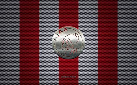 Ajax is playing next match on 18 feb 2021 against lille osc in uefa europa league, knockout stage. Download wallpapers Ajax FC logo, Dutch football club, metal emblem, red and white metal mesh ...