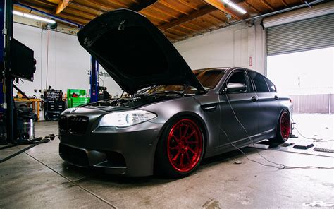 Frozen Gray F10 Bmw M5 Gets More Power And Custom Wheels