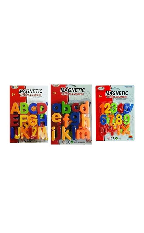 Buy Magnetic Combo Of Capitalsmall Letters And Numeric Number For