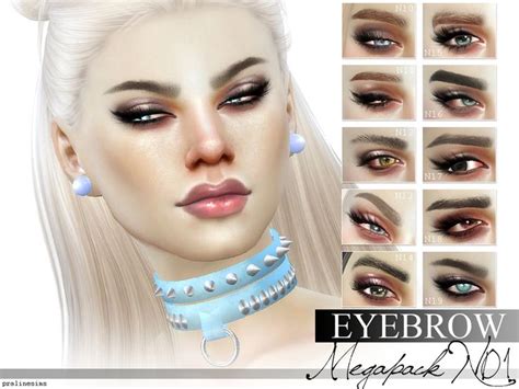 Pralinesims Eyebrow Megapack N01 Sims 4 Cc Finds Sims Sims 4 Cc Makeup