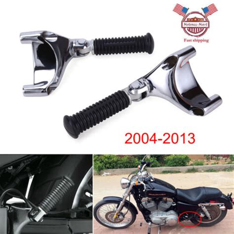 Rear Passenger Foot Peg Footpeg Mount For Harley Sportster Xl 883 1200c 04 2013 Ebay