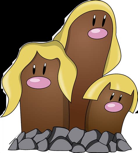 Pokemon 16051 Alolan Dugtrio Rare Picture For Pokemon Go Players