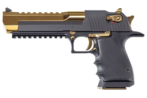 Magnum Research Mark Xix 44 Magnum Pistol With Titanium Gold Finish