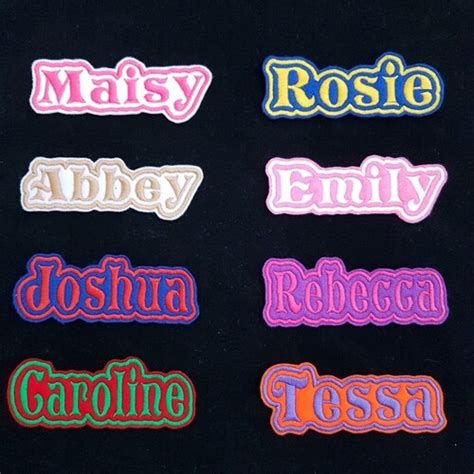 Personalized Name Embroidered Camouflage Patches For Jackets Etsy