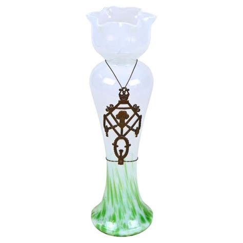 Art Nouveau Vase Iridescent By Kralik Bohemia Circa 1910 At 1stdibs