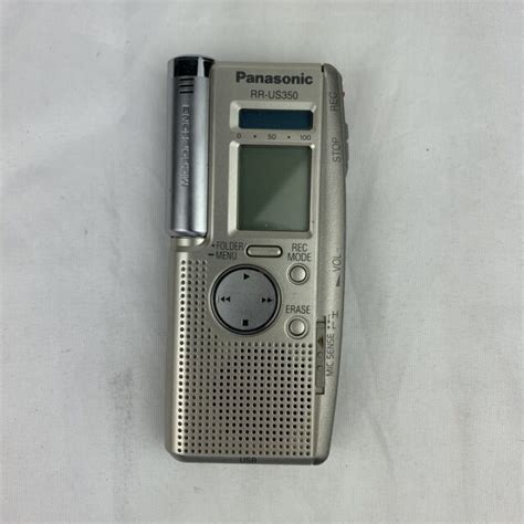 Panasonic Rr Us350 Handheld Digital Ic Voice Recorder Tested