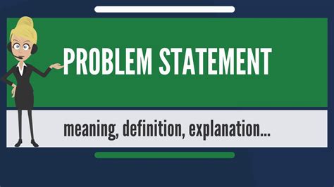 What is PROBLEM STATEMENT? What does PROBLEM STATEMENT ...
