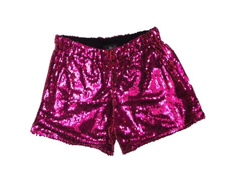 Burning Man Shorts Pink Sequin Shorts Sparkly Shorts Etsy