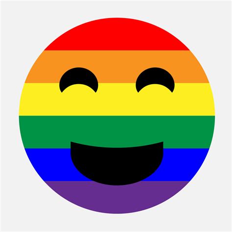 Ilustraci N Vectorial Emoji Lgbt Aislada Sobre Fondo Blanco