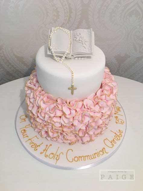 Best Baptism Cakes For Girls Images In Holy Communion Cakes Communion Cakes First