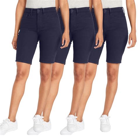 3 Pack Juniors School Uniform Super Stretch Bermuda Shorts