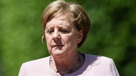 Germanys Angela Merkel Seen Shaking Again In Berlin Bbc News