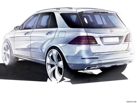 Mercedes Benz Gle Class Design Sketch Caricos