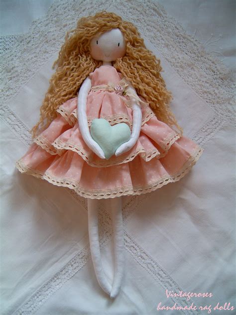 Fabric Doll Handmade Rag Dollssoft Doll Main Poupée De Chiffon