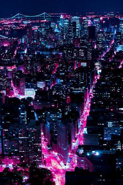 Neon New York City Wallpaper City City Aesthetic