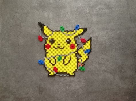 Pokemon Christmas Pikachu Beads Sprite By Rares4 On Deviantart