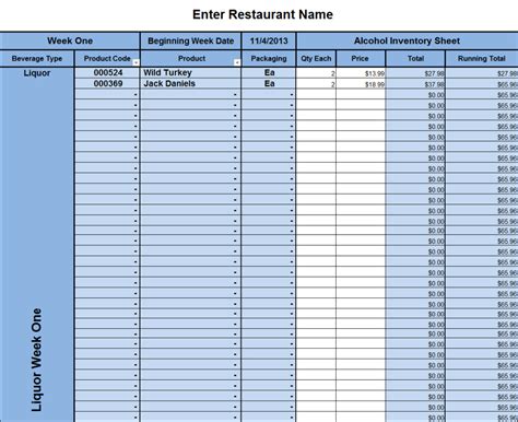 Inventory List Excel Spreadsheet Templates — Db