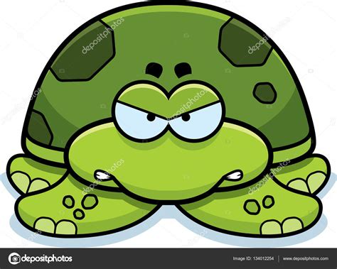 Angry Little Sea Turtle Stock Vector Image By ©cthoman 134012254