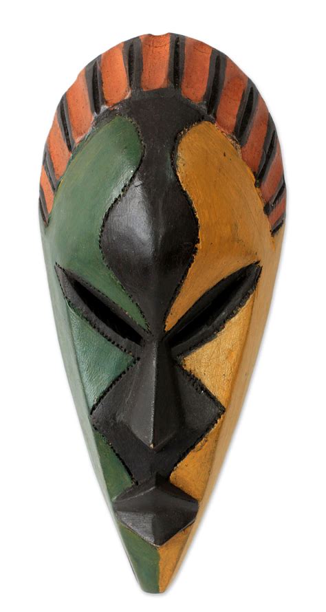 Unicef Uk Market Colorful Handcrafted African Mask From Ghana My