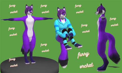 Create A Custom Furry Avatar Fursona Vrchat Avatar Vtuber D Model My