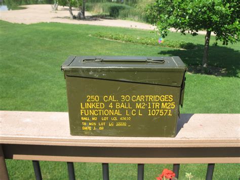 Metal Ammunition Box 250 30 Cal Cartidges Shell Box Etsy Ammo Box