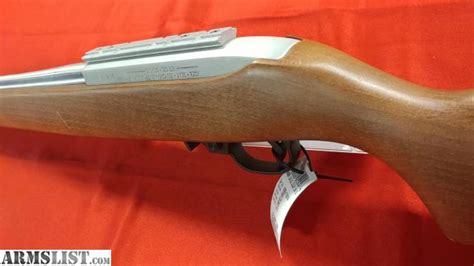 Armslist For Sale Ruger 1022 Stainless Threaded Barrel Wood Stock