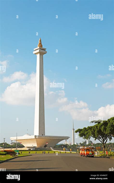National Monument Monas Am Freiheitsplatz Monumen Nasional Jakarta