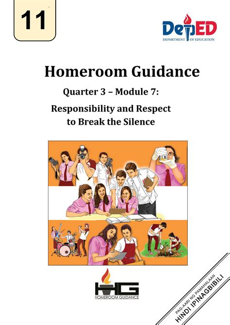 Hg G8 Module 4 Rtp Adfasd Asdf ` Homeroom Guidance Quarter Grade 1 3