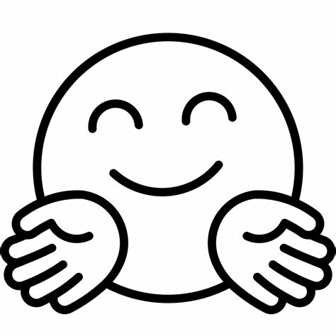 Emoji Hugging Hugging Face Smileys Icon Download On Iconfinder