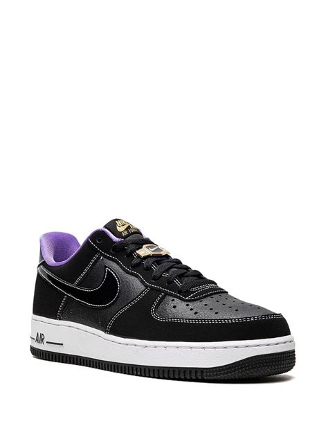 Nike Air Force 1 Low 07 Lv8 World Champ Black Purple Sneakers Farfetch