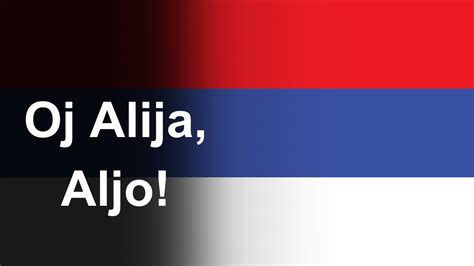 Serbian Patriotic Song Sırp Savaş Şarkısı Oj Alija Aljo Turkish Lyrics YouTube