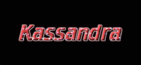 kassandra logotipo ferramenta de design de nome grátis a partir de texto flamejante