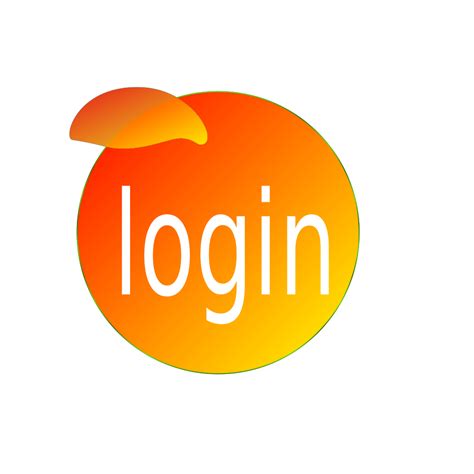 Orange Login Png Svg Clip Art For Web Download Clip Art Png Icon Arts