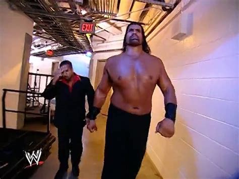 Great Khali Vs Undertaker 2006 - WWE The Great American Bash 2006 - Khali Confronts The Undertaker
