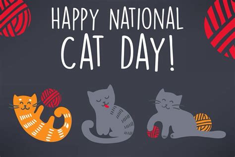 Cat Day Happy Cat Day National Cat Day Cat Day