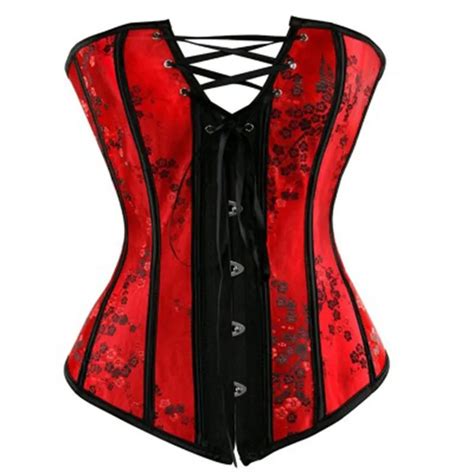 Godier Sexy Corsets And Bustiers Hollow Out Boned Overbust Costume Steampunk Waist Corset Body
