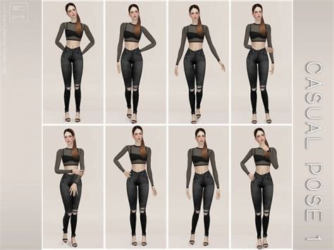 The Sims Resource Casual Pose 1 Pose Pack By Screaming Mustard