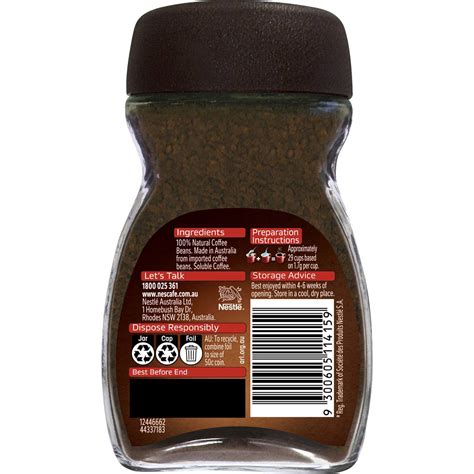 Nescafe Blend Instant Coffee G Woolworths