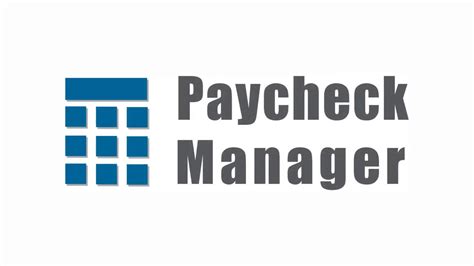 PayCheck Manager Overview - YouTube